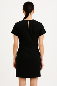 The Black Sculpt Dress — Effortlessly Commanding