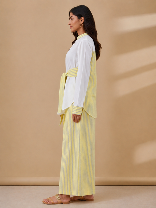 Lemon Stripe Co-ord Set