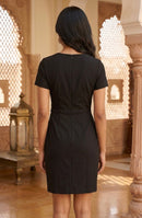 The Black Sculpt Dress — Effortlessly Commanding