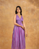 Lilac Stripe Dress