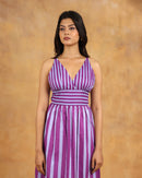 Lilac Stripe Dress
