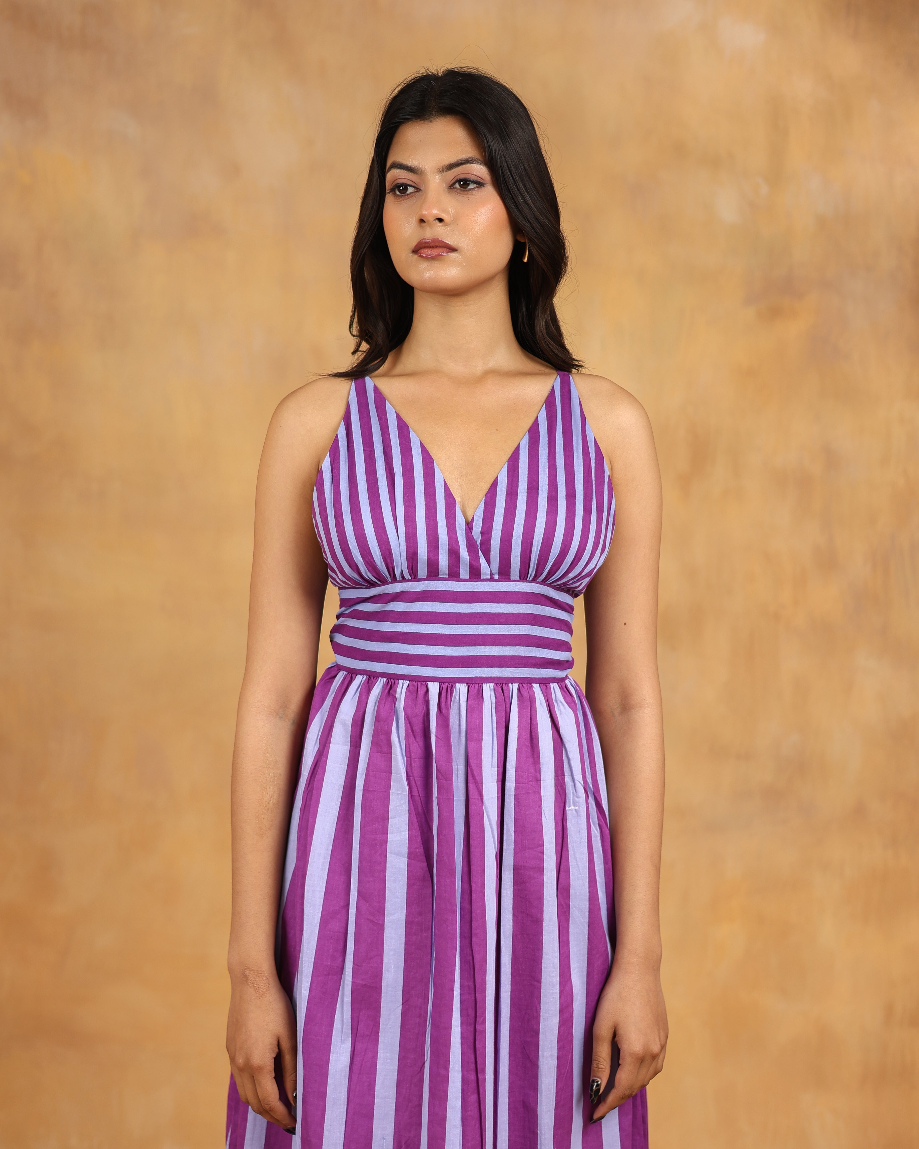 Lilac Stripe Dress