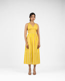 Musturd- White Stripe Dress