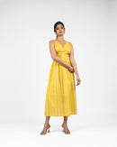 Musturd- White Stripe Dress