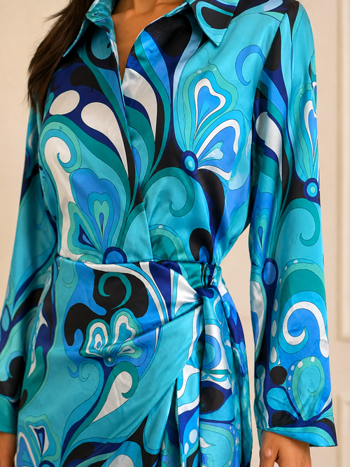 Aqua Reverie Dress