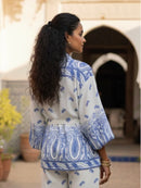 Paisely Courtyard Top