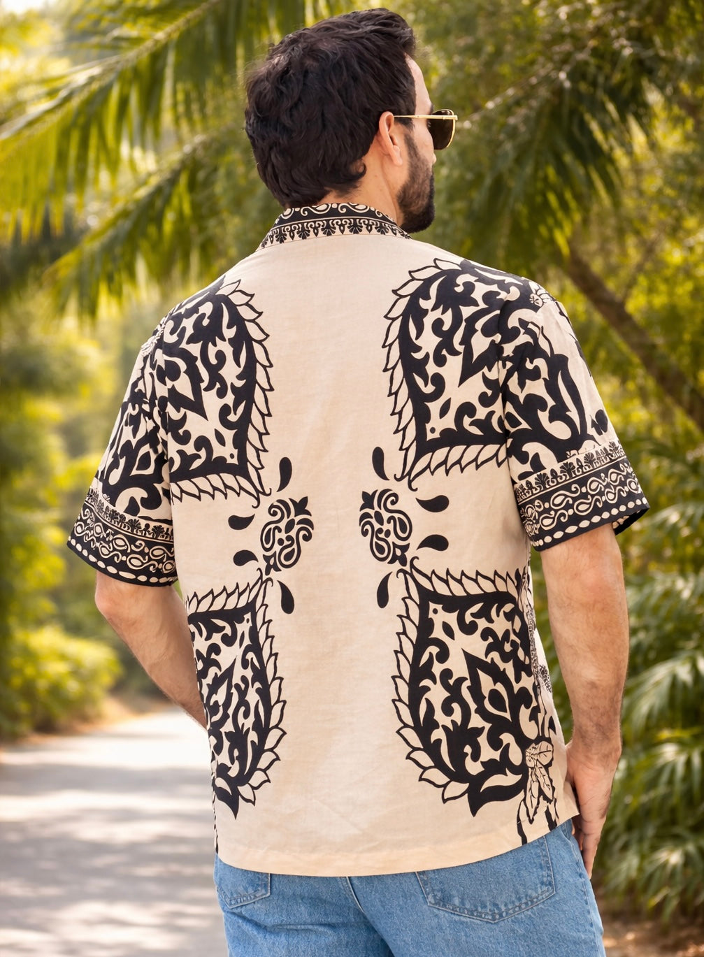 Regal Border Print Shirt