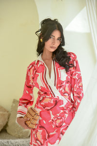 Petal Bloom Luxe Shirt Dress
