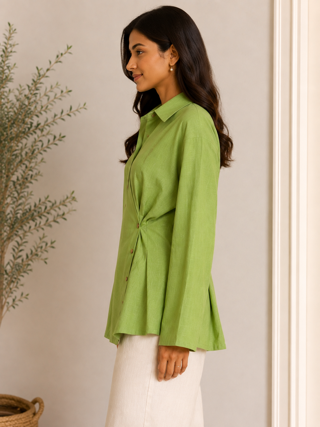 Pastacho Asymmetric Shirt