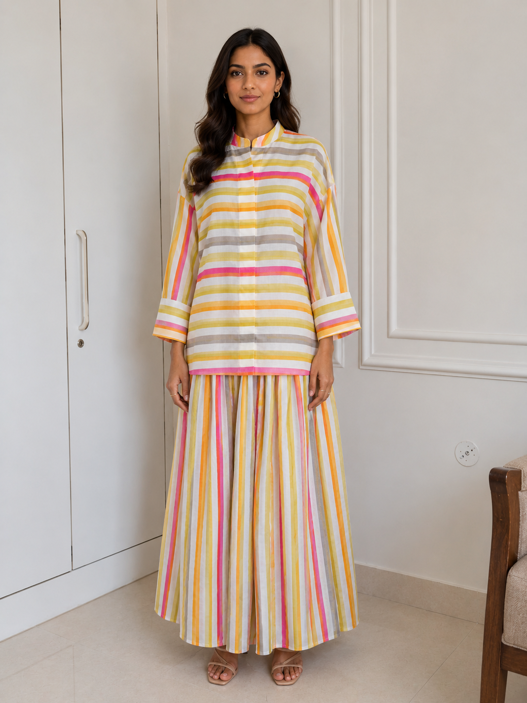 Sunset Sorbet Stripe Co-Ord Set