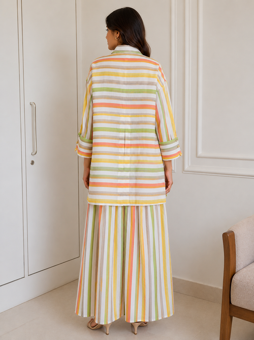 Sorbet Stripe Relaxed Co-Ord Set