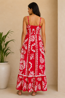Fuchsia Bloom Maxi Dress