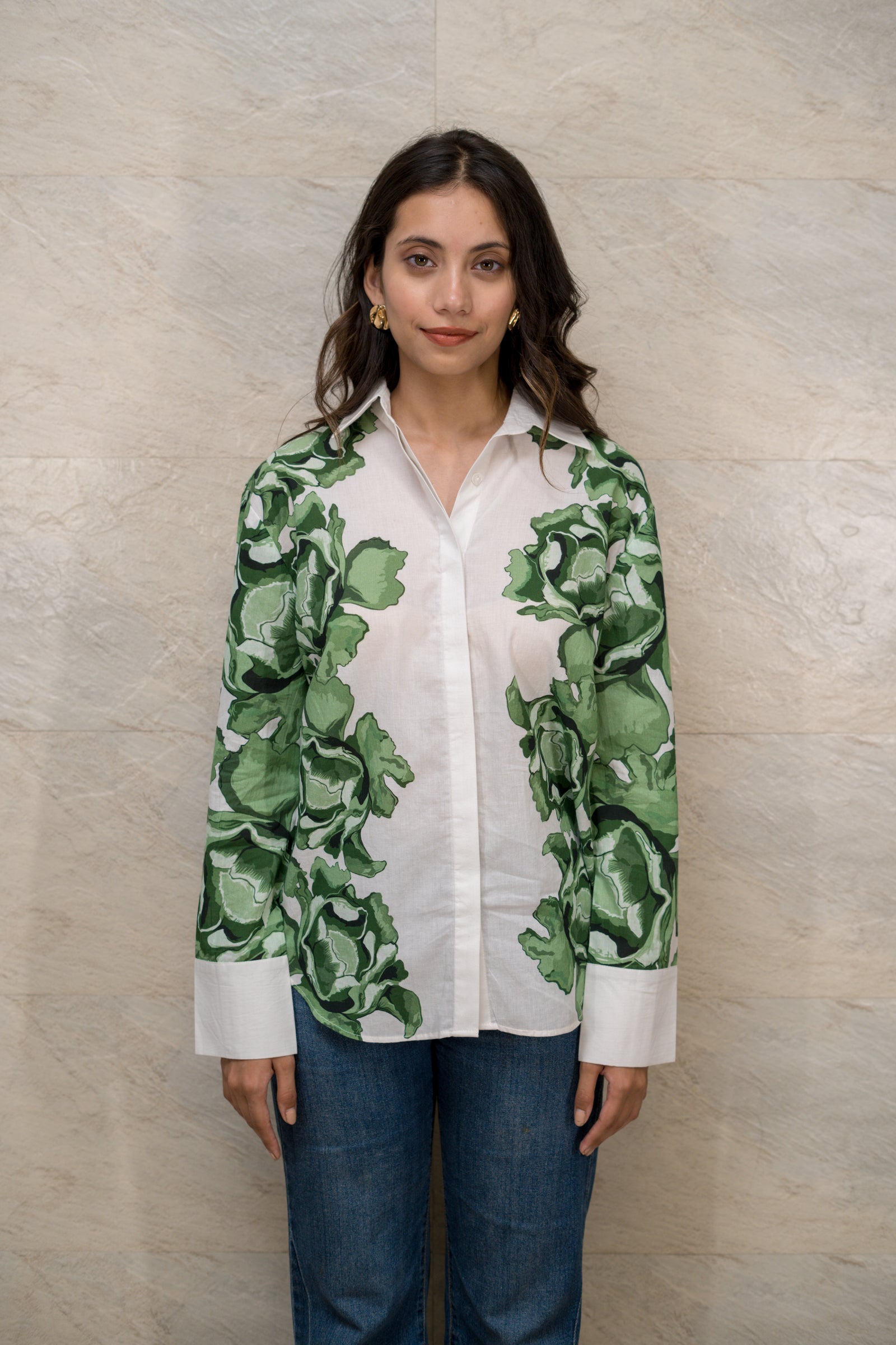 Verdant Geometry Shirt