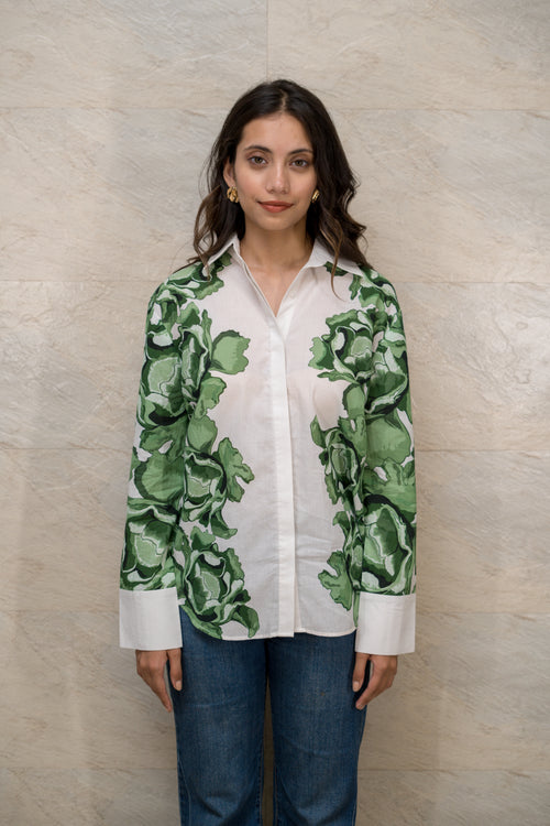 Verdant Geometry Shirt