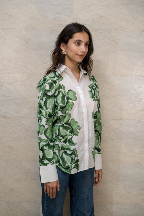 Verdant Geometry Shirt