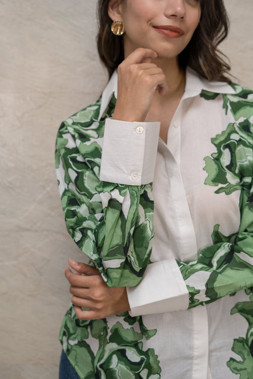 Verdant Geometry Shirt