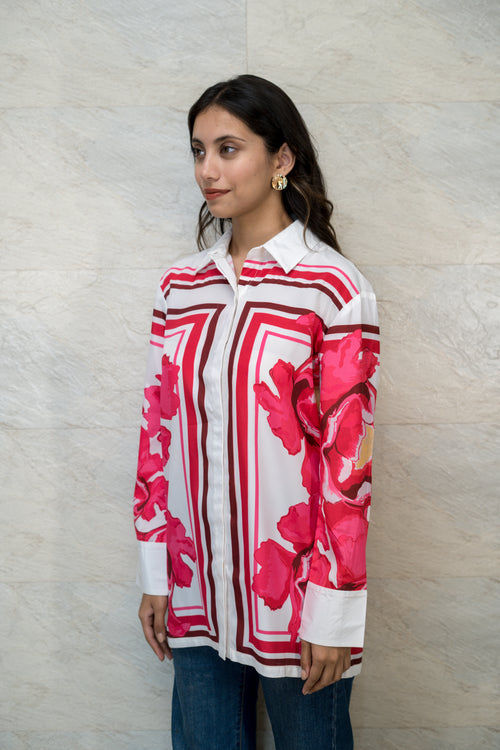 "Fleur Rouge Shirt"