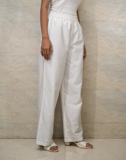 White Whisper Trouser