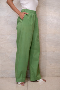 Verdant Geometry Trouser