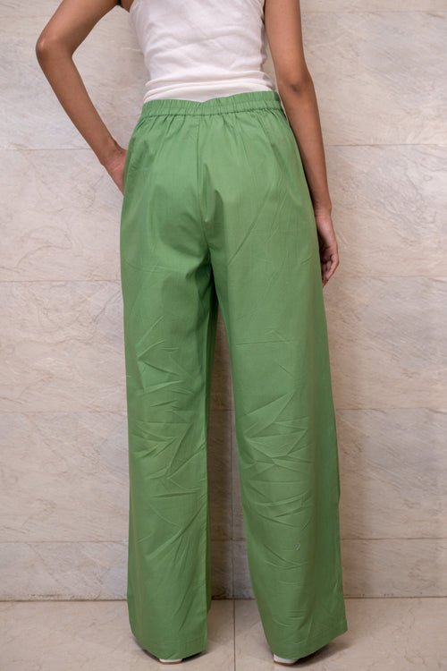 Verdant Geometry Trouser