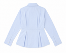 Pleated Waist Shirt – Powder Blue