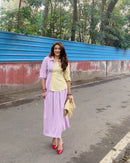 Pastel Striped Co-Ord Set