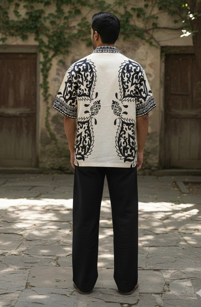 Regal Border Print Shirt