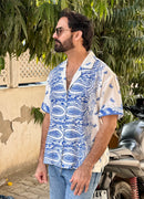 Blue Paisley Resort Shirt