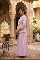 Pastel Striped Co-Ord Set