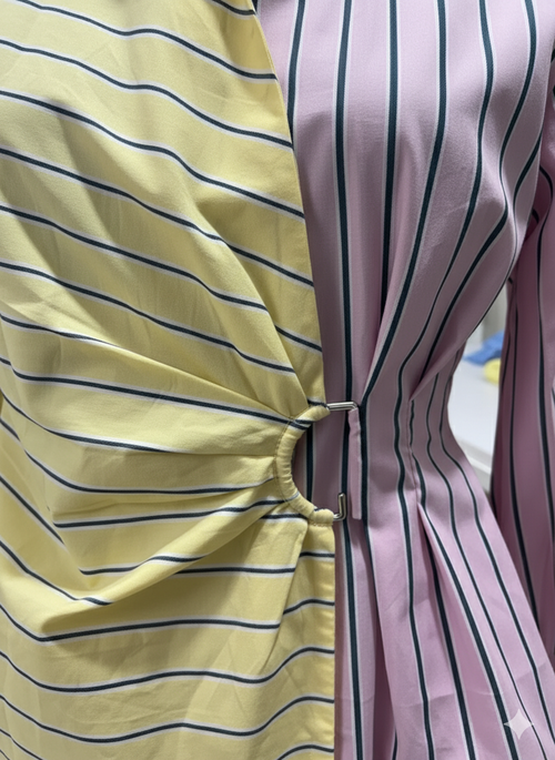 Color Block Striped Shirt