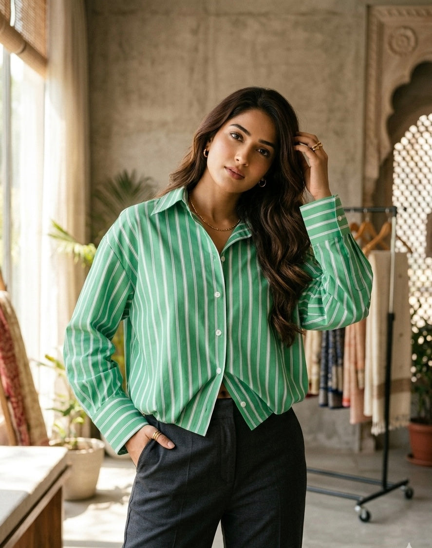 The Emerald Stripe Shirt