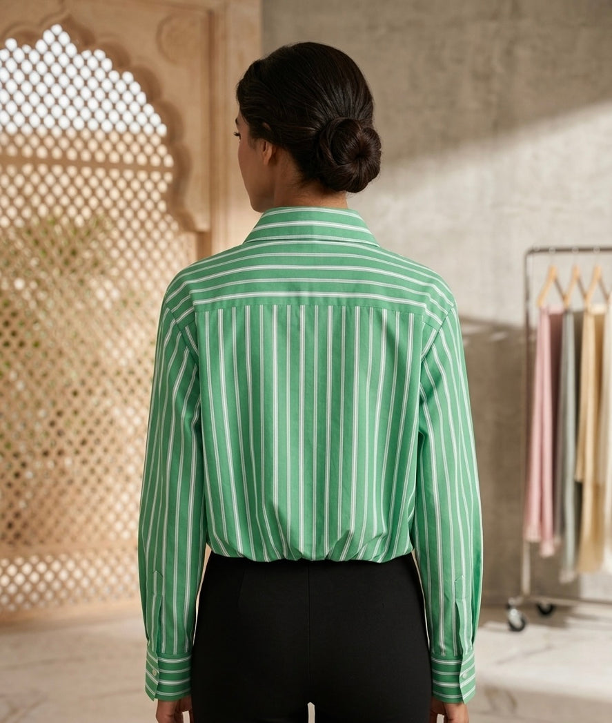 The Emerald Stripe Shirt