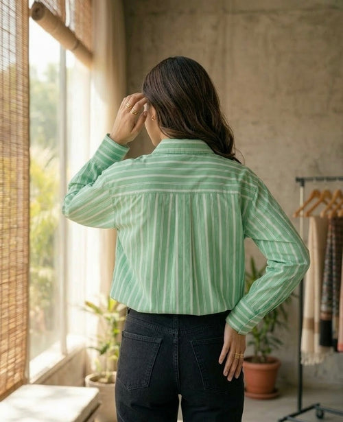 The Emerald Stripe Shirt