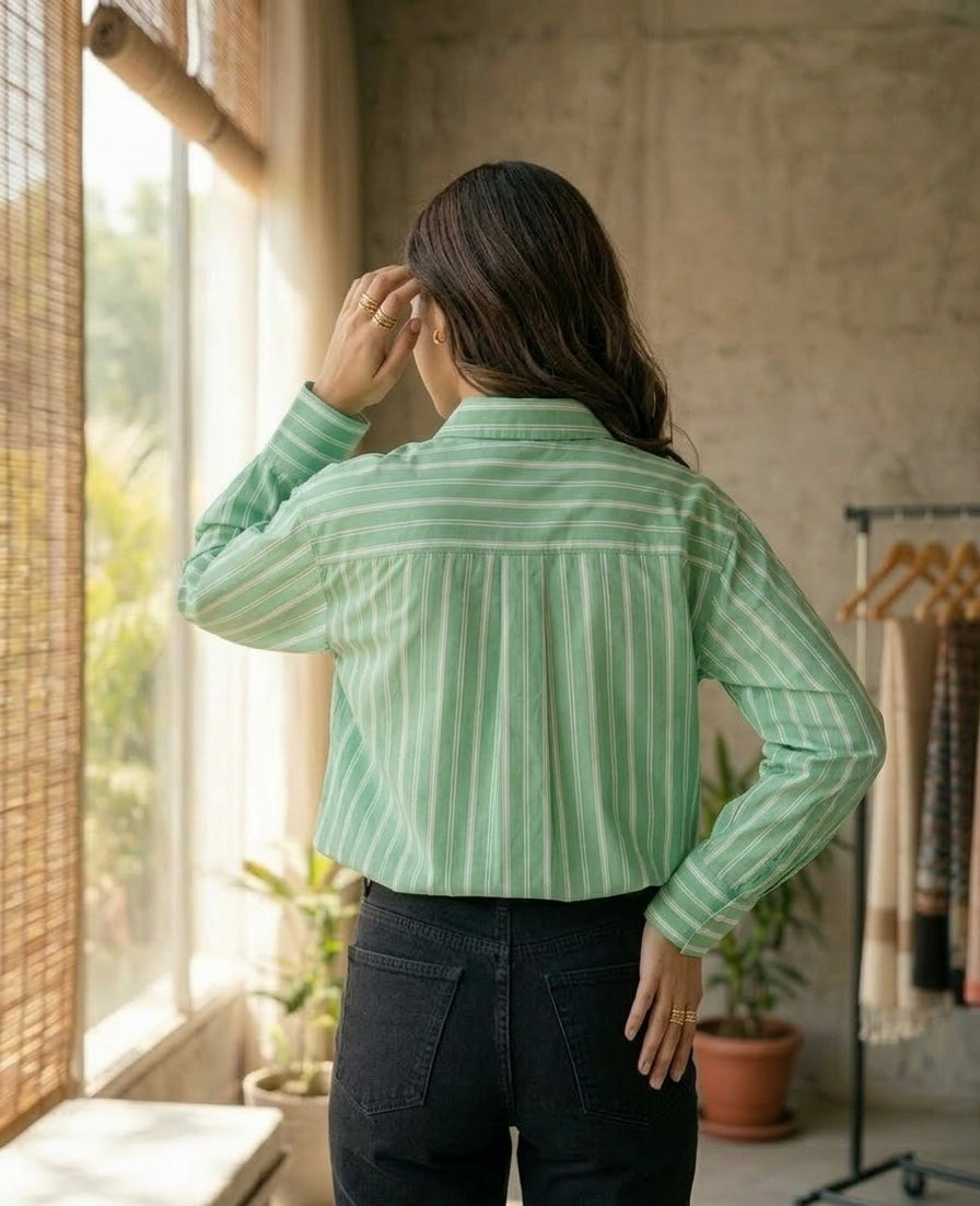 The Emerald Stripe Shirt