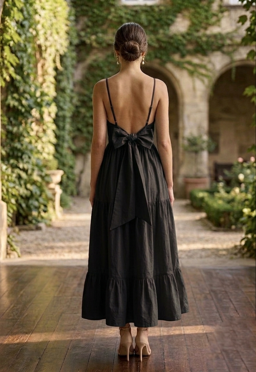 The Midnight Tiered Maxi Dress