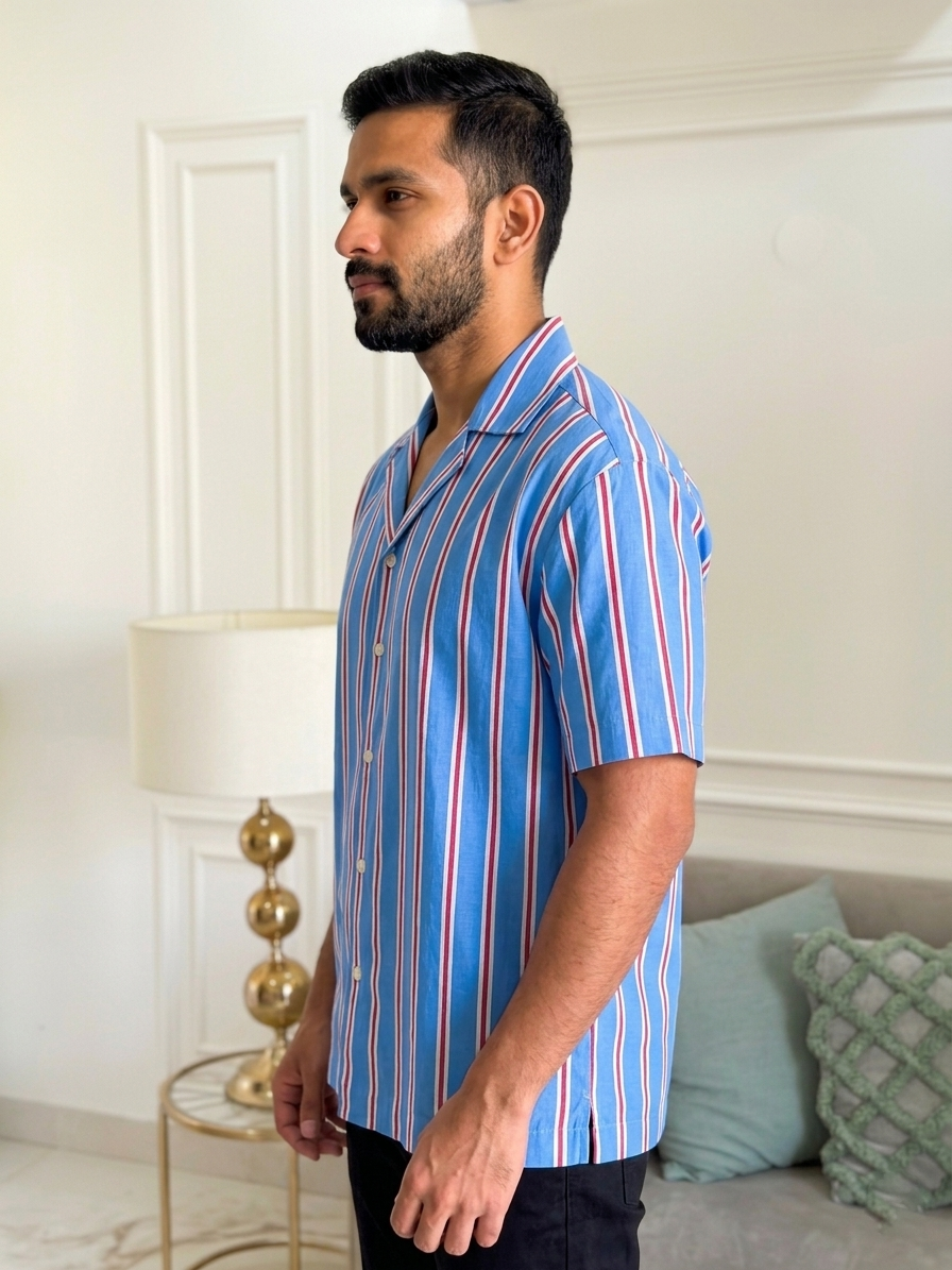 Coastal Breeze Striped Shirt