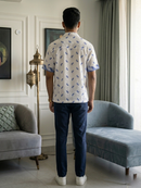 Blue Paisley Resort Shirt
