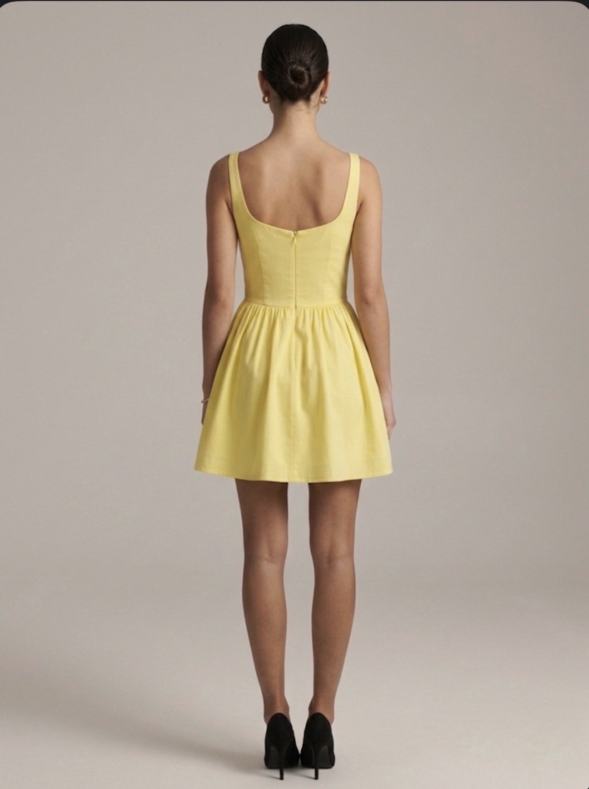 Sunlit Bloom Yellow Dress