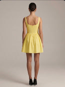Sunlit Bloom Yellow Dress