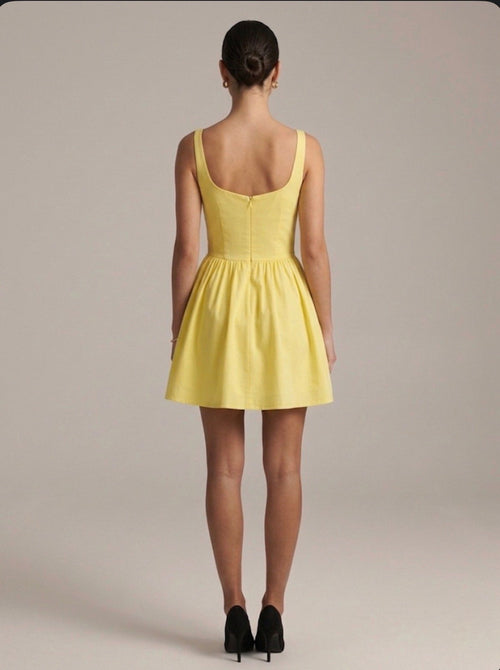 Sunlit Bloom Yellow Dress