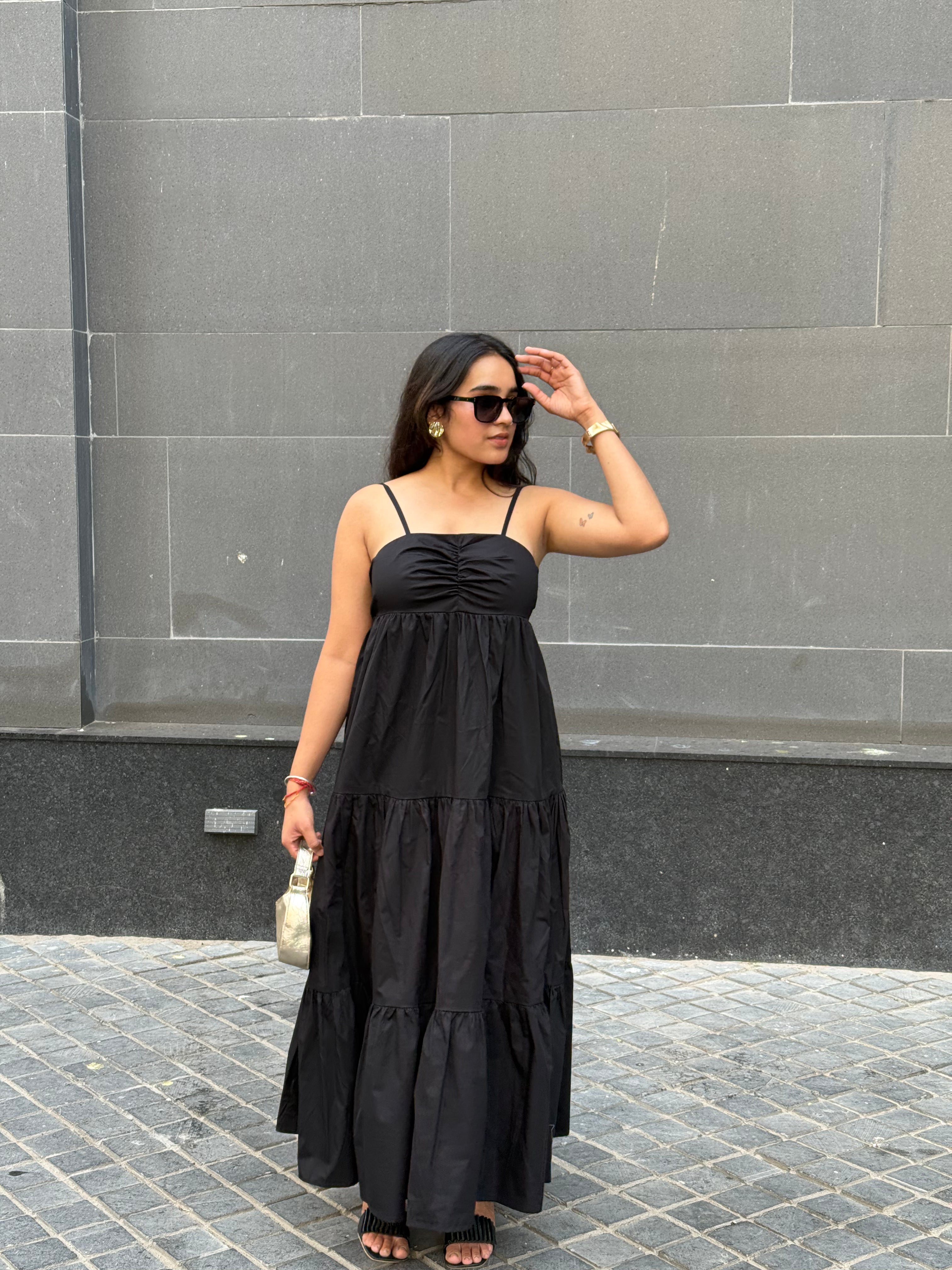 The Midnight Tiered Maxi Dress