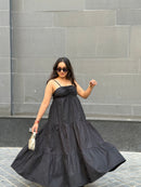 The Midnight Tiered Maxi Dress