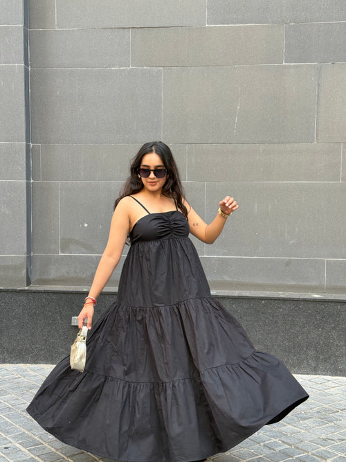 The Midnight Tiered Maxi Dress