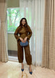 Cocoa Tailored Wrap Shirt