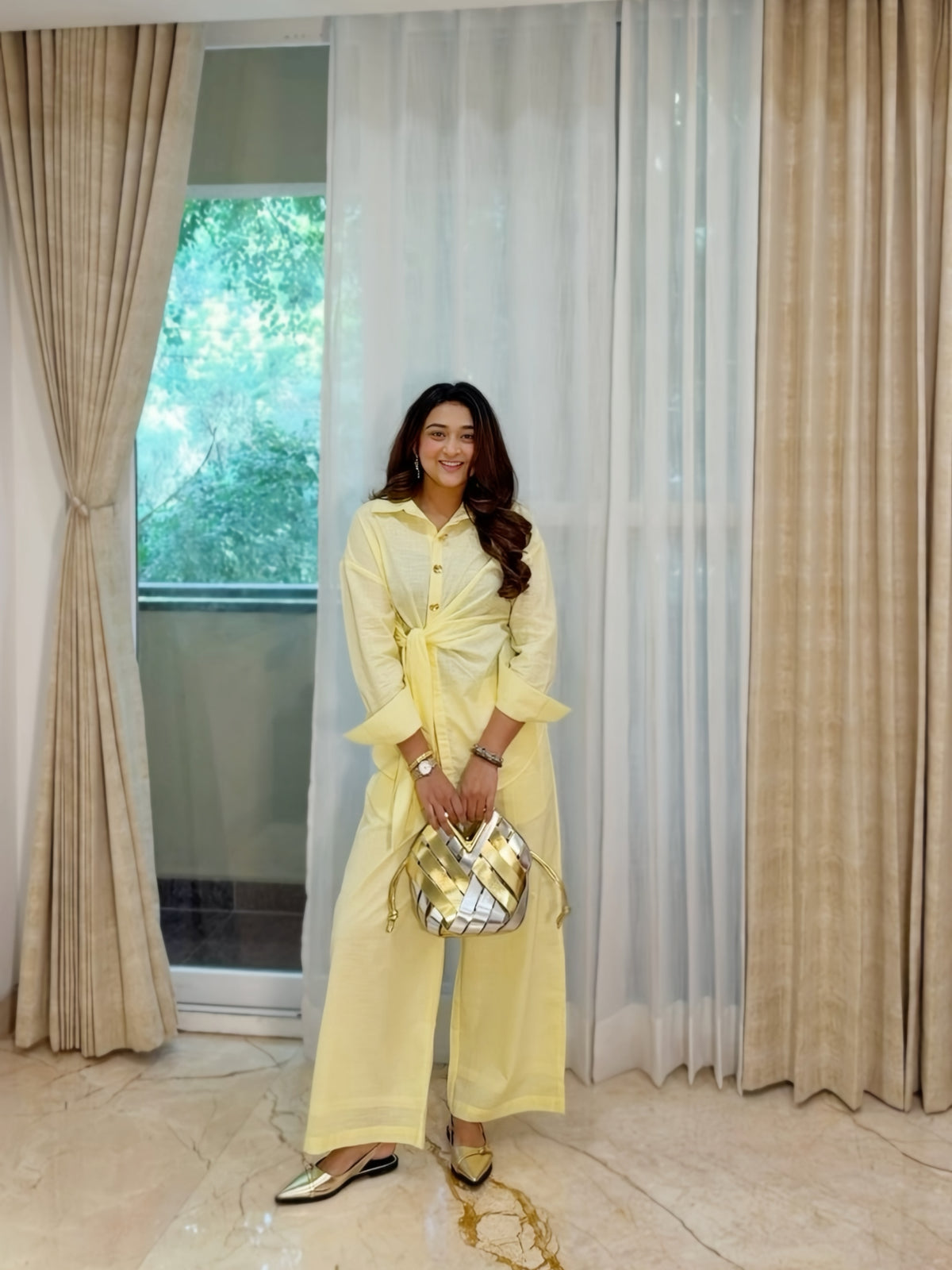 Festive Lemon Glow Co-Ord Set