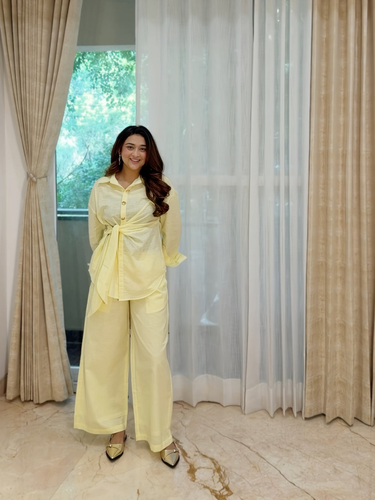 Festive Lemon Glow Co-Ord Set