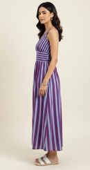 Lilac Stripe Dress