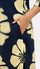 Navy & Primrose Floral Co-ord Set