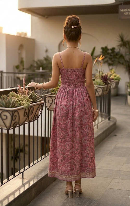 Paisley Elegance Maxi Dress
