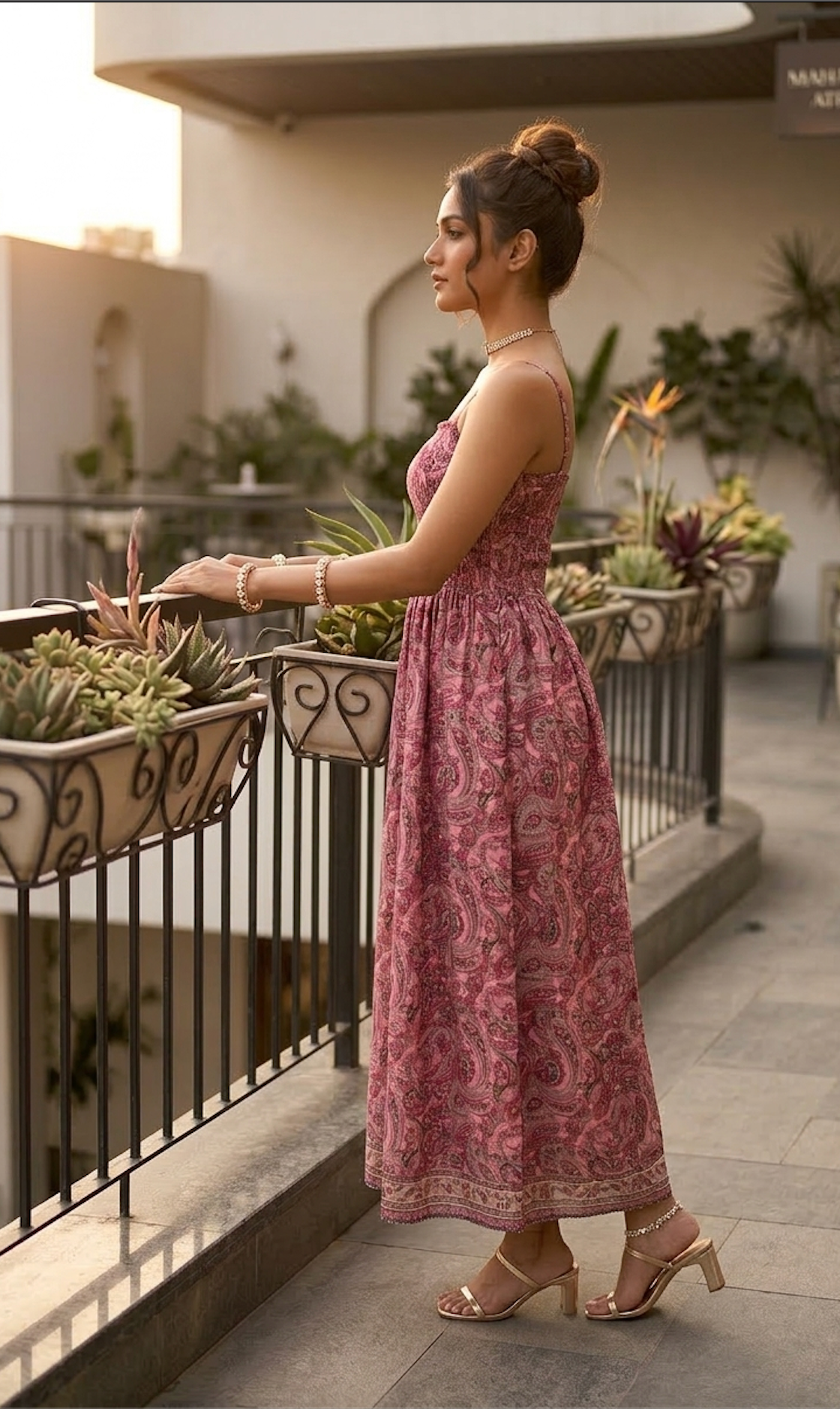 Paisley Elegance Maxi Dress